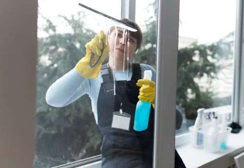 Nettoyage de vitres intérieures et extérieures à Chiroubles